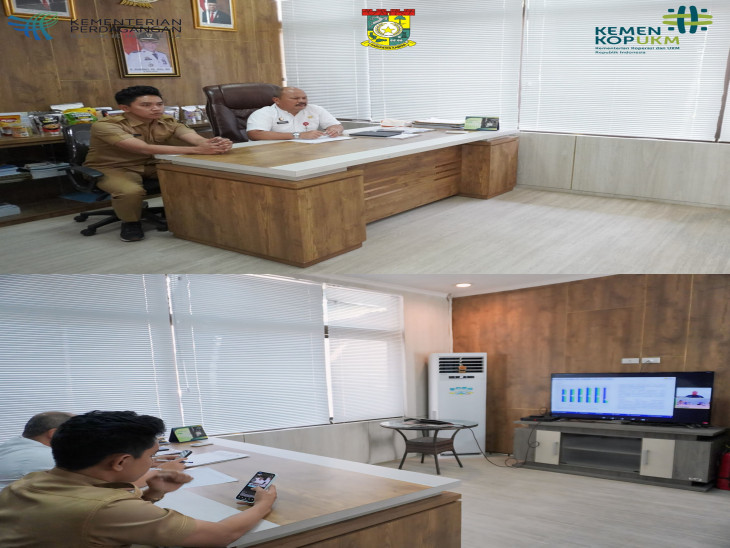 Kadis Perdagkop & UMK Ikuti Webinar Terkait Tabung LPG 3 Kg Bersama DITJEN MIGAS Kementerian ESDM RI