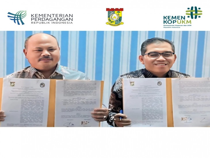 Tekan Inflasi Pemkab Kampar dan Pemkab Limapuluh Kota Teken MoU