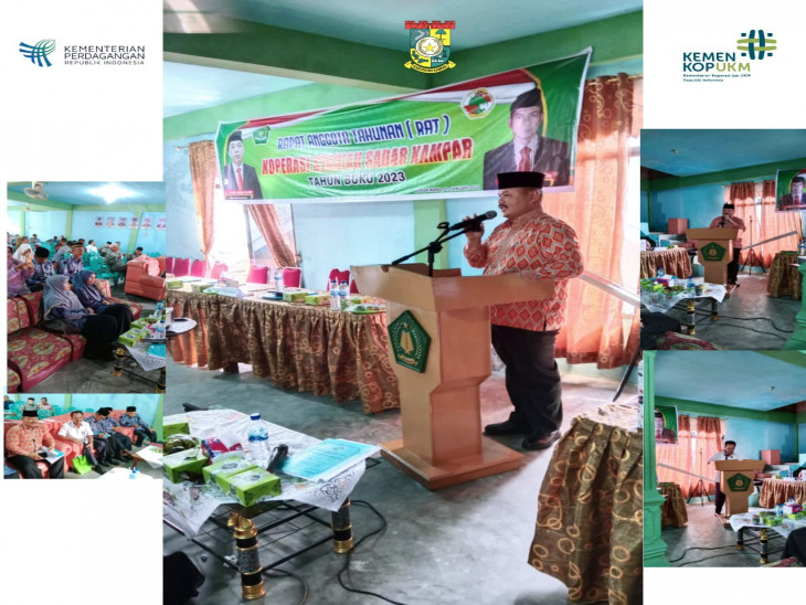 Minggu Libur? Tentu Tidak. Koperasi Syariah Sadar Kemenag Kampar Melaksanakan RAT Tahun Buku 2023