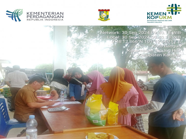 Konsisten Turunkan Harga & Kendalikan Inflasi, Disperdagkop & UMK Buka Operasi Pasar di Kota Bangun