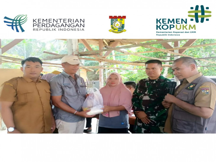 Optimis Kendalikan Inflasi, Disperdagkop & UMK Kampar Gelar Operasi Pasar di Tanjung Belit Selatan