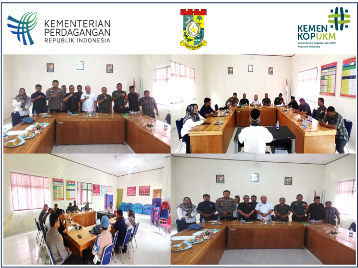 Kadis Perdagkop dan UMK Kampar menghadiri Rapat Penyelesaian Konflik Koperasi Siabu Maju Bersama