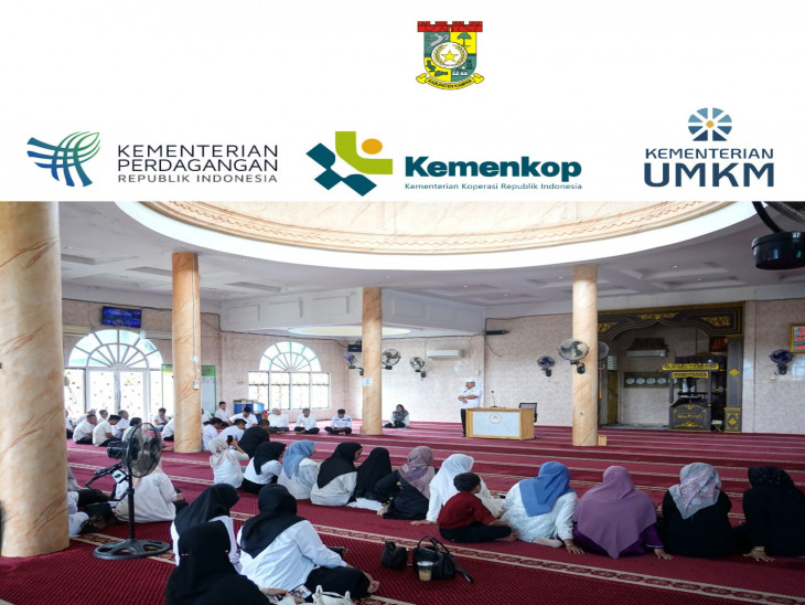 Disperdagkop dan UMK Kab. Kampar Gelar Halal Bi Halal Sambut Bulan Suci Ramadhan 1446 H