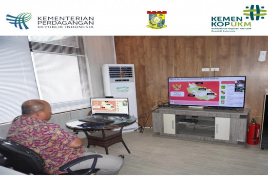 Kadis Disperdagkop & UMK mengikuti Rapat Rilis Inflasi Kampar Bulan Juli 2024 dari BPS Kampar