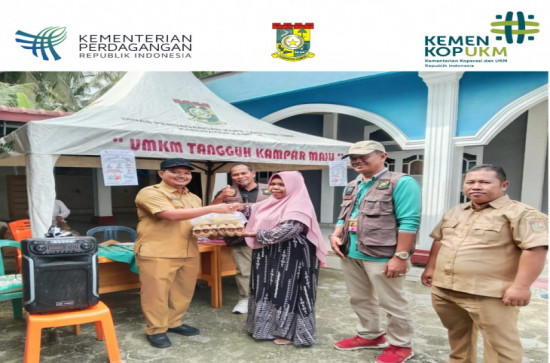 Optimis Turunkan Harga & Tekan Inflasi Disperdagkop & UMK Gelar Operasi Pasar di Desa Tanjung Bungo