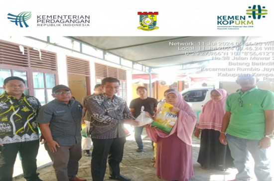 Konsisten Turunkan Harga & Kendalikan Inflasi, Pj Sekda Kampar Buka Operasi Pasar di Batang Batindih